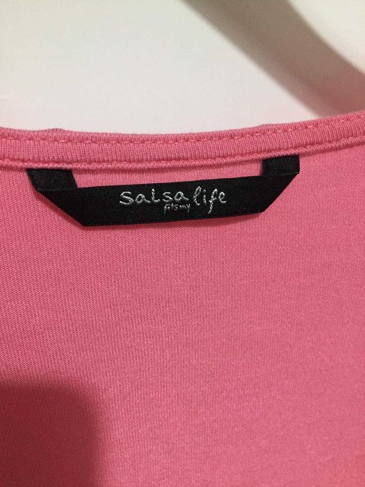 tunica senhora  cor rosa