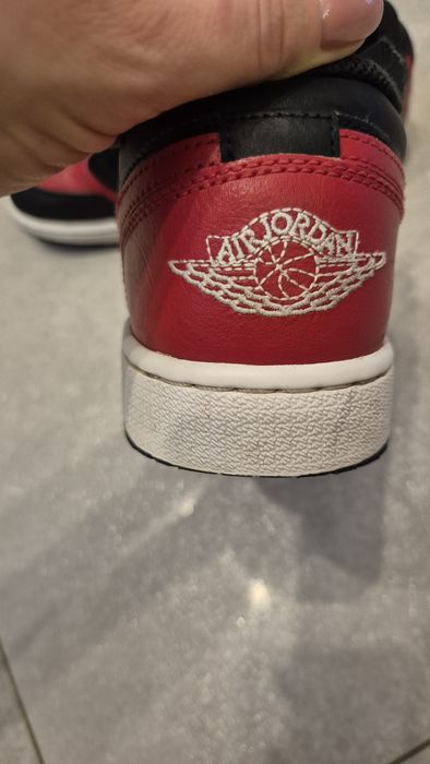 Nike Air Jordan One Low 40 czerwono czarne
