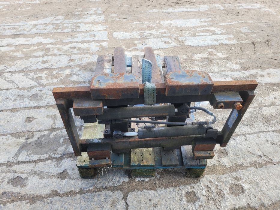 Paleciak widły do palet 120cm  hydrauliczny rozstaw łyżka krokodyl JCB