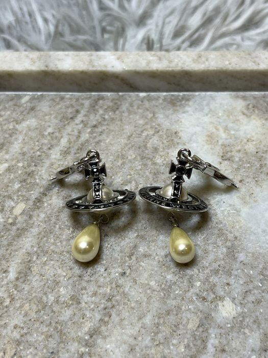 Vivienne Westwood x NANA Pearl сережки жіночі бусы серьги женские