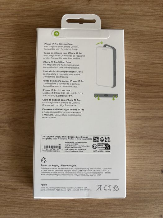 Orginalne etui apple do iphone 17 pro