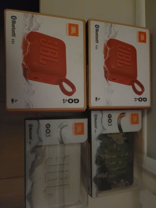 Głośniki JBL GO 4 oraz JBL GO 3