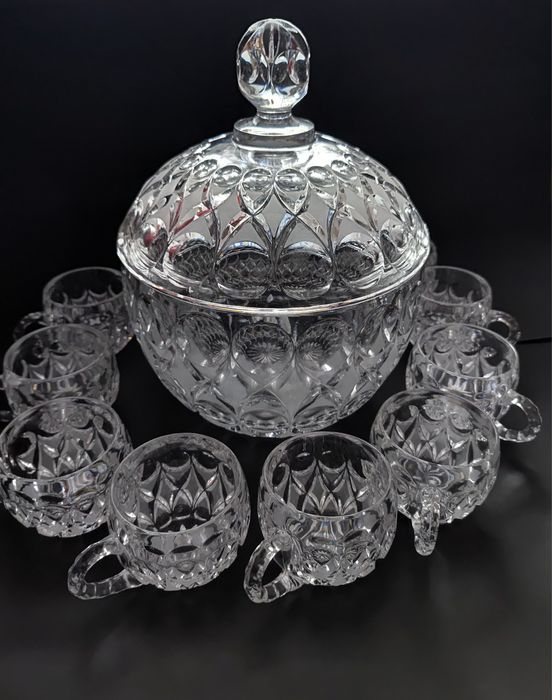 Kryształowy zestaw  do ponczu