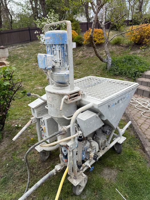 Duży zestaw sprzętu budowlanego, tynkarskiego i warsztatowego - agregat Kaleta-5 + elektronarzędzia + akcesoria