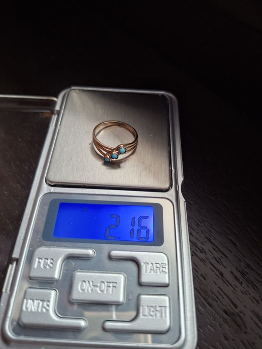 Złoty Warmet stan igła 585 średnica 18,5cm