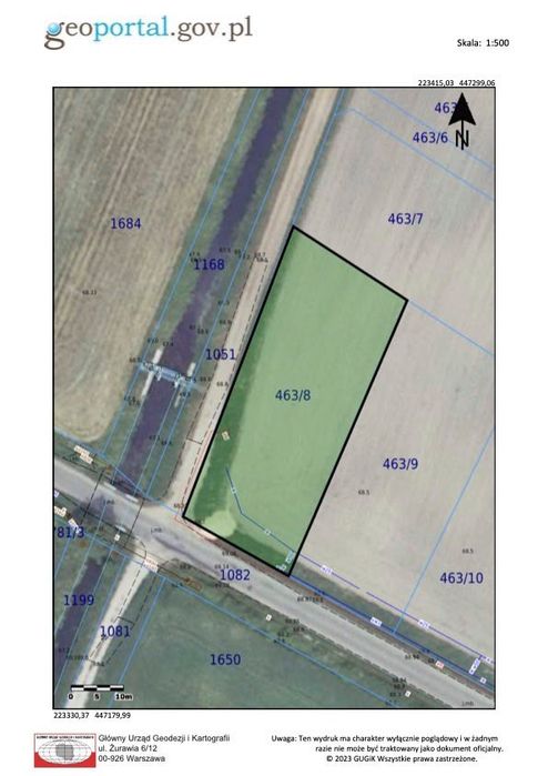 Działka budowlana 1.419 m² - Górzyn k.Lubska I WZ I media i asfalt - Widok 5