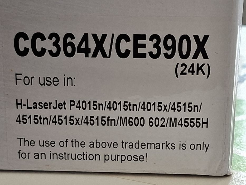 Toner cc364x/ce390x 24k 4015x hp 4515tn 4015