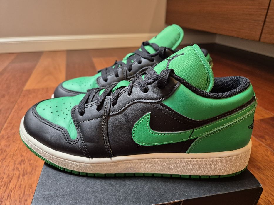 Sneakersy Air Jordan 1 Low zielone roz.38.5