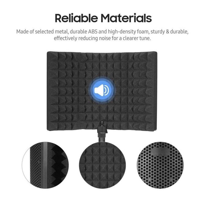 Microphone Isolation Screen with Absorbent Sponge64365282304641122