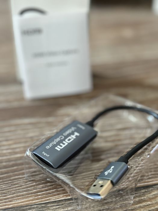 Устройство видеозахвата U&P VC10 Capture Card HDMI/USB 2.0 Grey