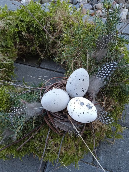 Wianek naturalny wielkanocny duży