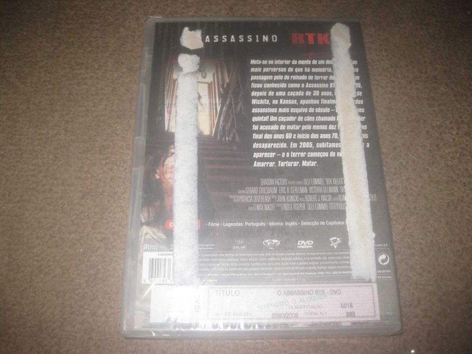DVD "O Assassino BTK" de Ulli Lommel/Selado!