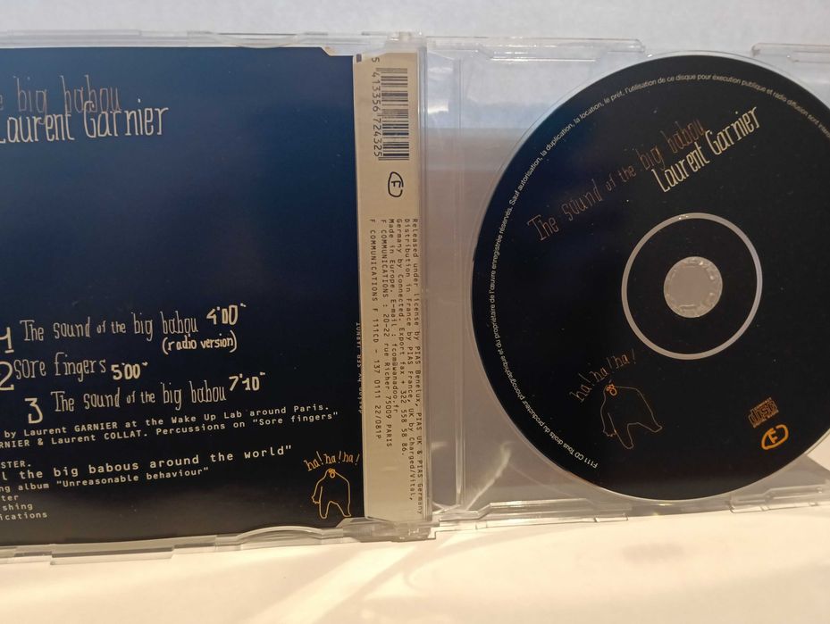 Cd Single Laurent Garnier (The Sound of Big Babou)
