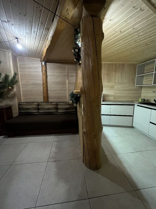 Будиночок з чаном-джакузі та басейном з підігрівом.