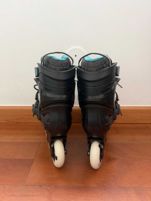 Kit Completo Patins Oxelo MF500 Tam. 42 + Proteções Fit500 (M) + Capacete MF500 (55-59 cm)