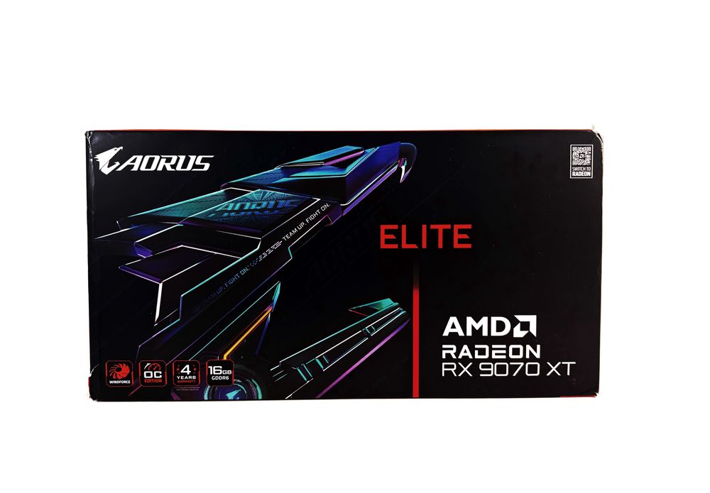 RX 9070 XT 16GB GDDR6 256bit PCIe 5.0 AORUS Elite HDMI DP