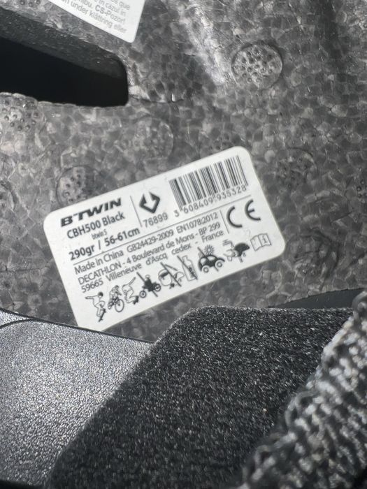 Capacete B’Twin Tam.56-61cm