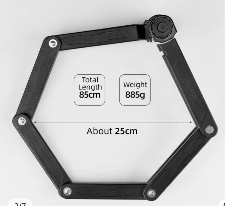 Cadeado ROCKBROS para bicicleta ou mota