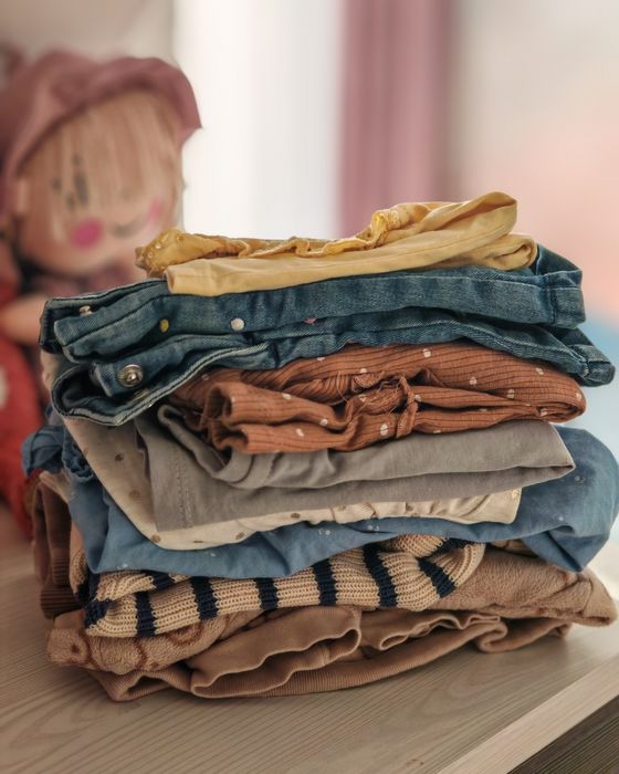 Paka ubrań dziewczynka 74-80