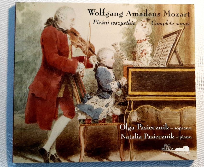 Album Pieśni Mozarta - komplet tekstów po niemiecku  - unikat