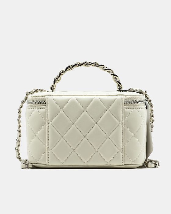 Сумка Chanel / сумочка шанель біла молочна