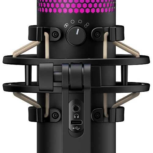 HyperX QuadCast S Black USB мікрофон з RGB підсвічуванням