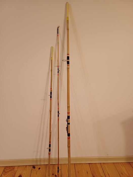 Wędka bambusowa odrestaurowana