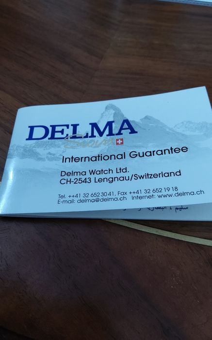 RELÓGIO Suíço DELMA , em aço inoxidável,  impecável,  Vintage