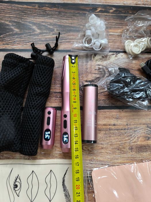 Bezprzewodowy zestaw do makijażu permanentnego 2x900mAh