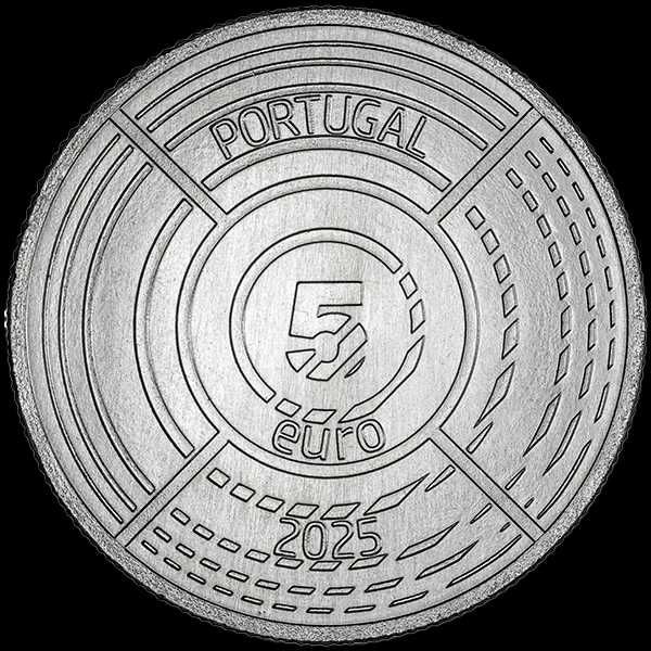 Moeda 5 € Cupro-Níquel - Faróis de Portugal - Cabo de São Vicente