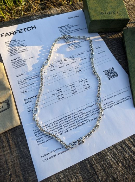 Цепочка gucci підвіска