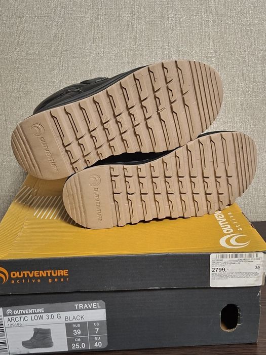 Зимові черевики-дутики Outventure Arctic Low 3.0 (р. 39 / 25 см) в ідеалі