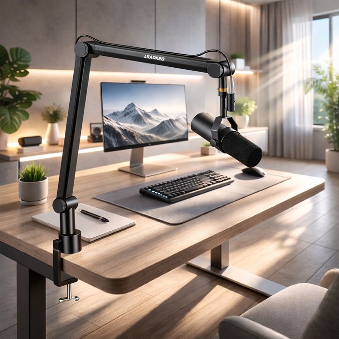 Стійка для мікрофона Aokeo AK-48, пантограф міцний