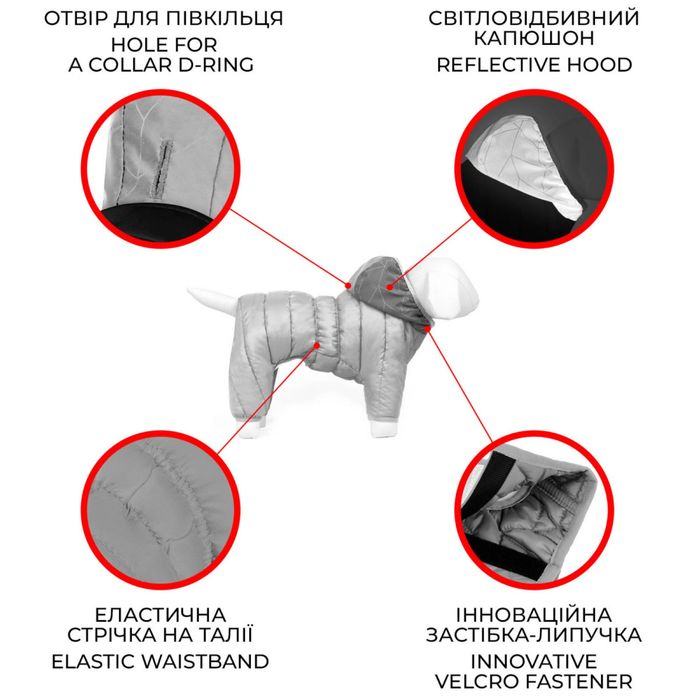 Осінній комбінезон на невелику чіхуахуа