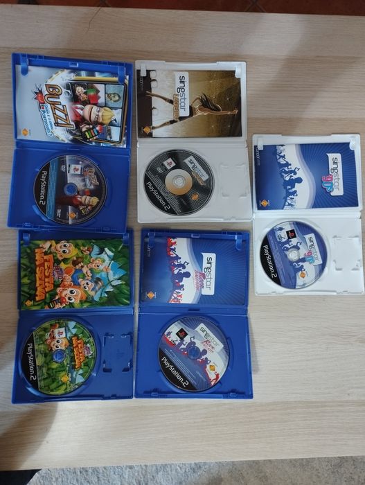 Buzz + SingStar + jogos Ps2