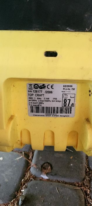 Myjka ciśnieniowa top craft