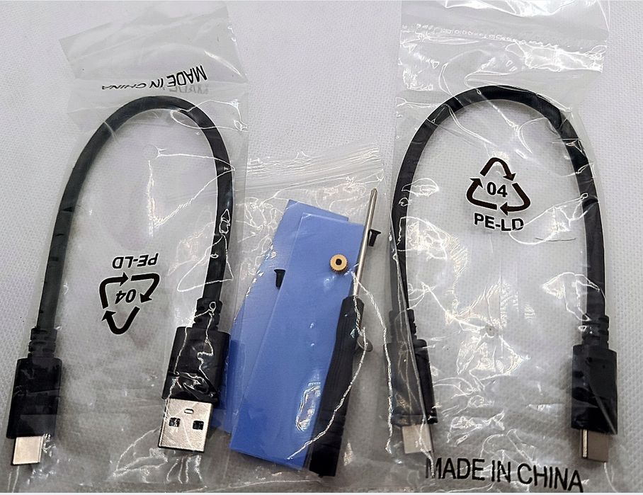 Fideco Zewnętrzna Obudowa Dysku Kieszeń Ssd M.2 Nvme 10Gbps Usb-C Usb