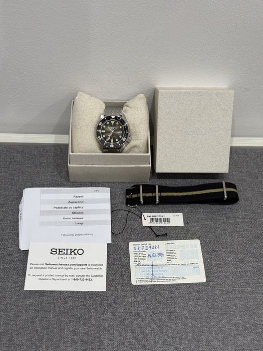 Zegarek Seiko SRPD73K1 Automatic 42mm