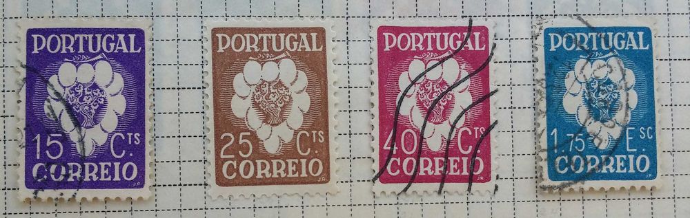 Filatelia selos Portugal 5 congresso internacional vinha e vinho 1938