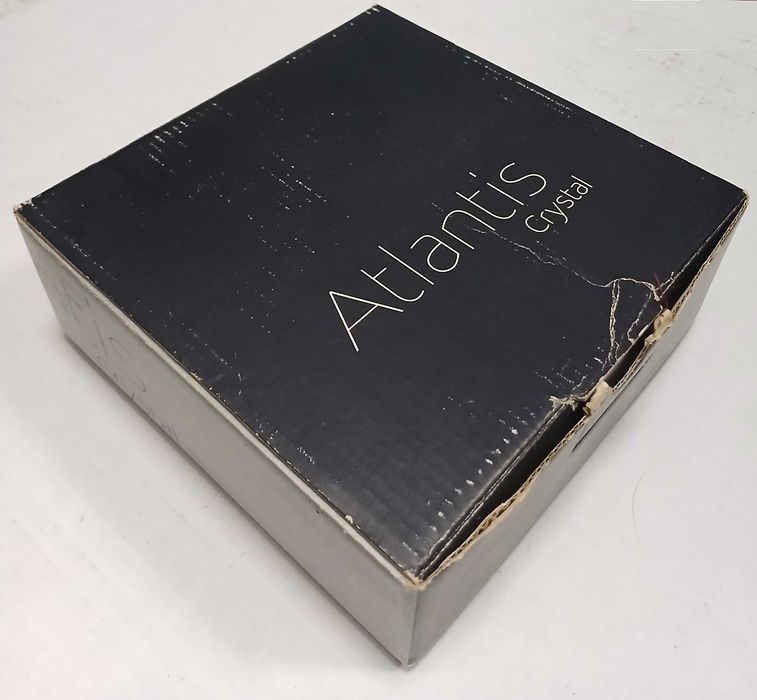 Cinzeiro de cristal Atlantis "star" (Ø=13cm) NOVO, na caixa de origem