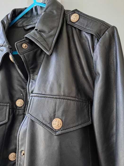 Casaco cortefiel S de pele preto