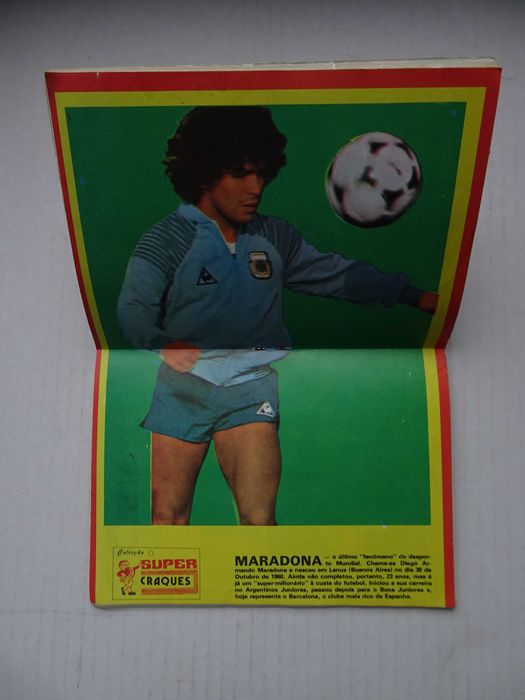 Antigo livro revista FBI nº 358 com poster Maradona