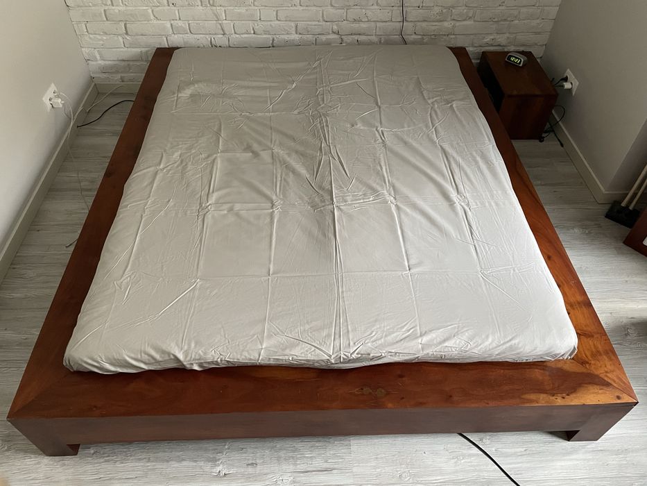 Kolonialne Łóżko Almi Decor, kolekcja Oslo 160 x 200