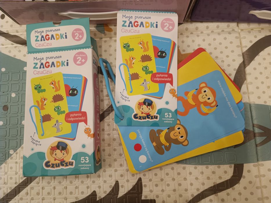 Zestaw gry 2+ puzzle układanki zagadki Trefl Czuczu Smiki Janod