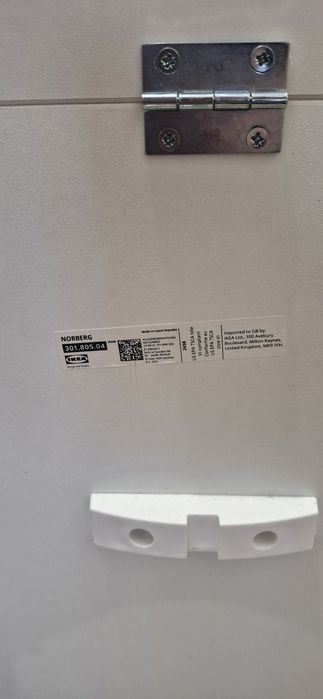 Stolik składany ścienny, Ikea model NORBERG biały, 74x60 c