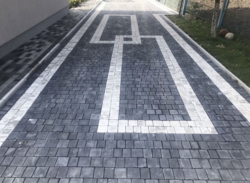 Укладання бруківки вкладання тротуарки