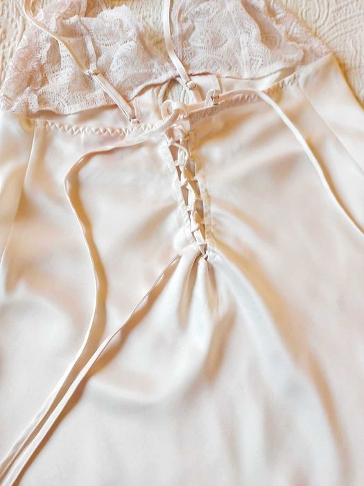 Camisa de dormir de cetim