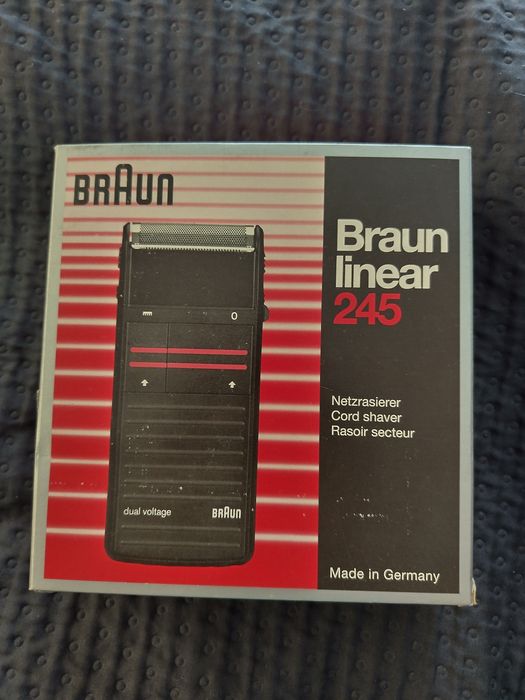 GOLARKA BRAUN LINEAR 245 (Model 5235) VINTAGE – fabrycznie nowa (NOS) Unikat!