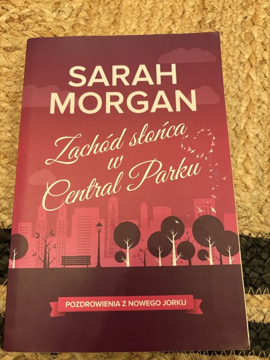 Ksiazka zachod slona w central parku S. Morgan