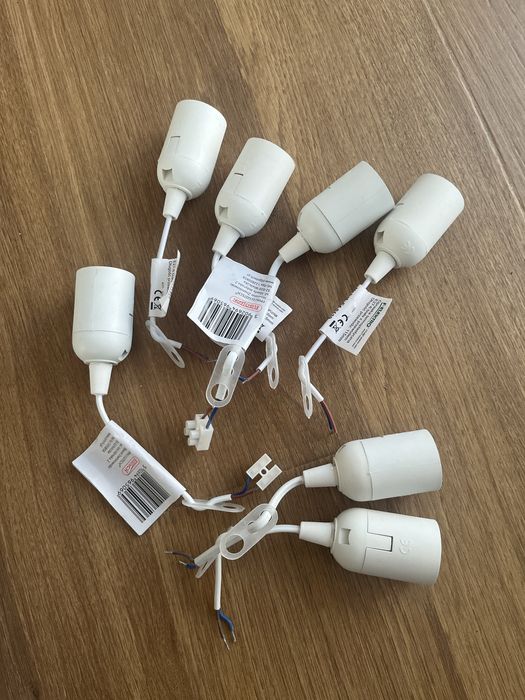 Oprawa lampowa z przewodem 7 sztuk